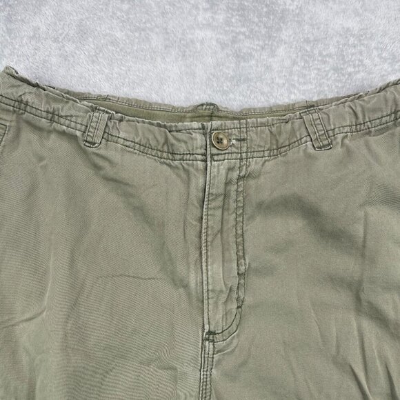 Vintage Nike Sportswear Cargo Shorts Mens Medium Green Distressed Drawstring - Picture 2 of 13